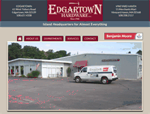 Tablet Screenshot of edgartownhardware.com